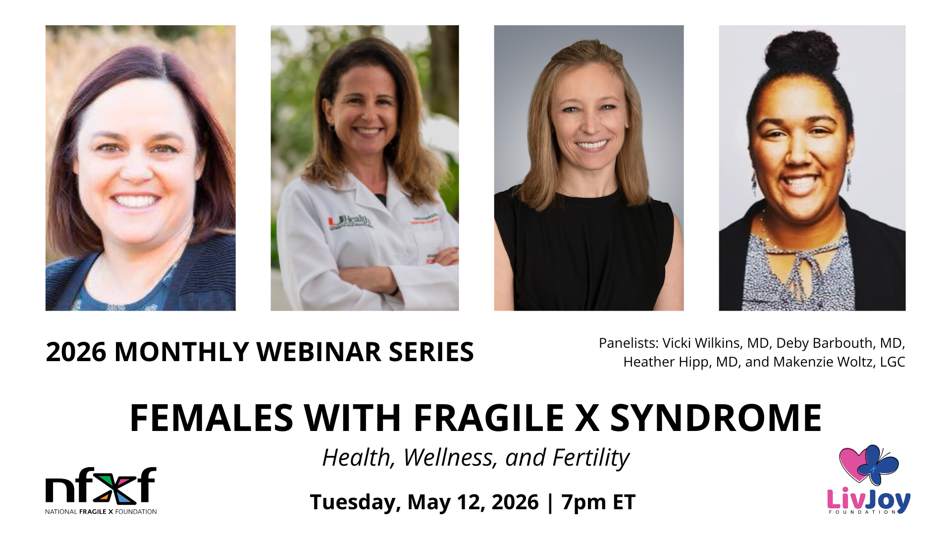 2026 Females with FXS Health, Wellness, and Fertility